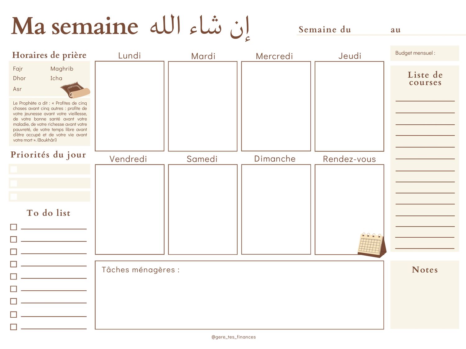 Mon Planner